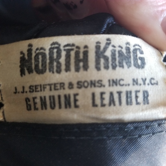 Vintage North King Mens Leather Hat - Picture 3 of 4
